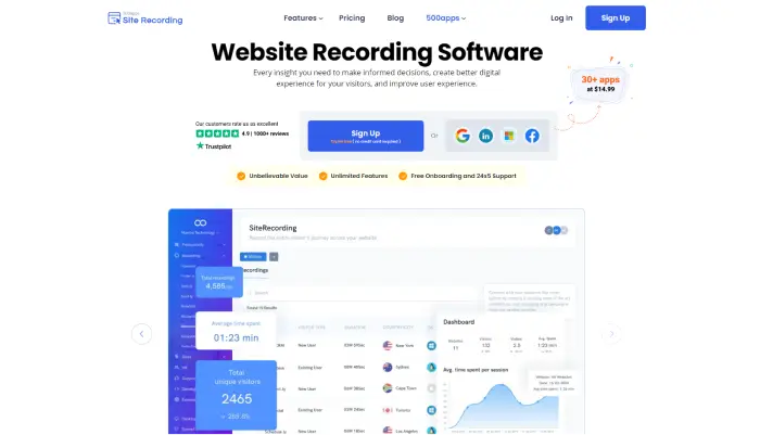 website Session Recording Software