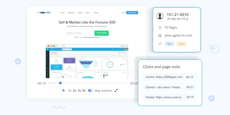 Analyze Recorded Visitor Sessions