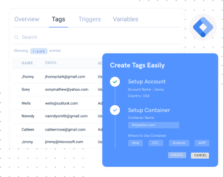 create tags easily